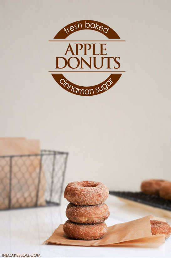 Baked Apple Donut Recipe | TheCakeBlog.com