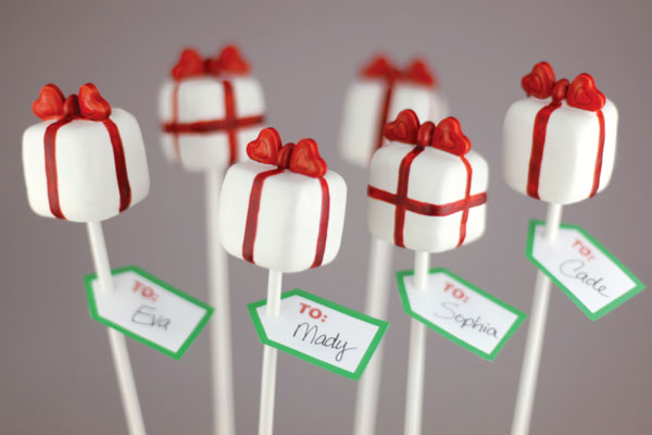 Pretty Present Cake Pop DIY  | by Bakerella on TheCakeBlog.com