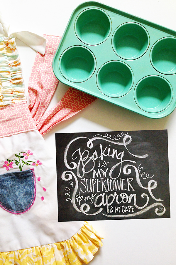 Baking Is My Superpower Print | by Jessica Kirkland for TheCakeBlog.com