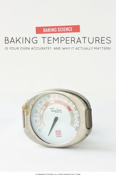 Baking Temperature Comparison