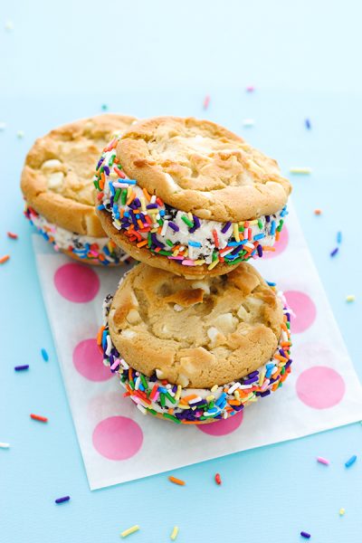 Warm Cookie Ice Cream Sandwich