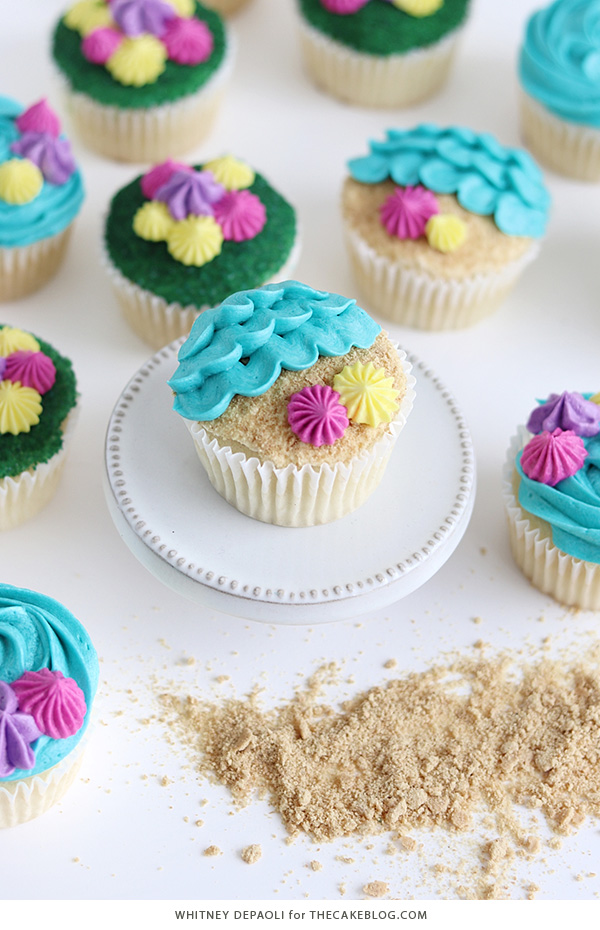 Beach Cupcakes | by Whitney DePaoli for TheCakeBlog.com