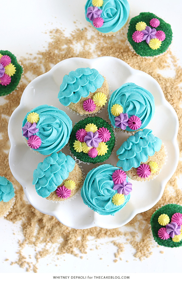 Beach Cupcakes | by Whitney DePaoli for TheCakeBlog.com