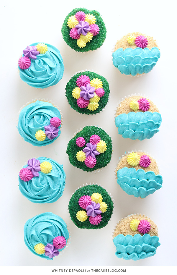 Beach Cupcakes | by Whitney DePaoli for TheCakeBlog.com