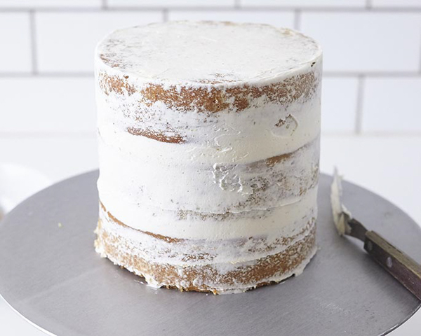 Birch Log Cake! Learn how to make this wintry, birch cake that looks just like a natural birch branch | by Cakegirls for TheCakeBlog.com