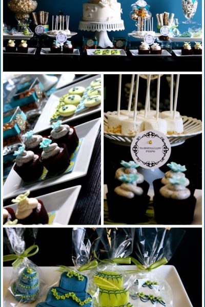 Real Party: Bridal Dessert Table