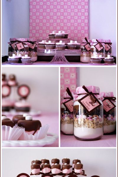 Real Party: Brown & Pink Baby Shower