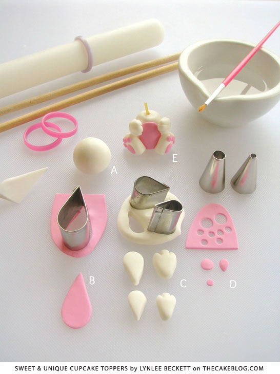 Easter Bunny Garden | tutorial from Sweet & Unique Cupcake Toppers by Lynlee Beckett 