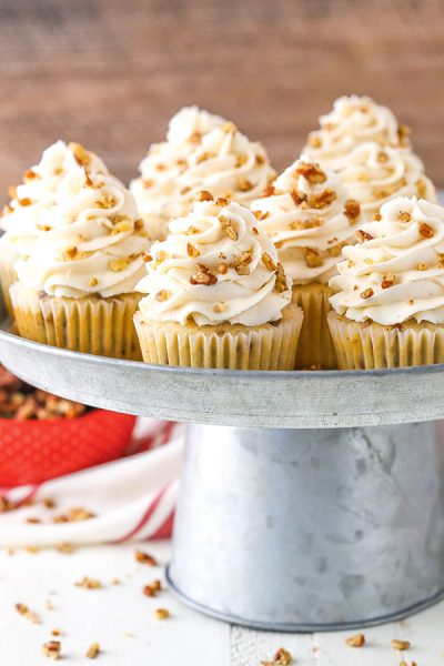 Butter Pecan Cupcakes
