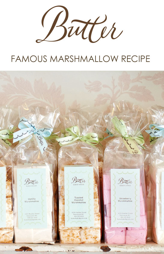 Butter's Famous Marshmallow Recipe | from Butter Baked Goods by Rosie Daykin | TheCakeBlog.com