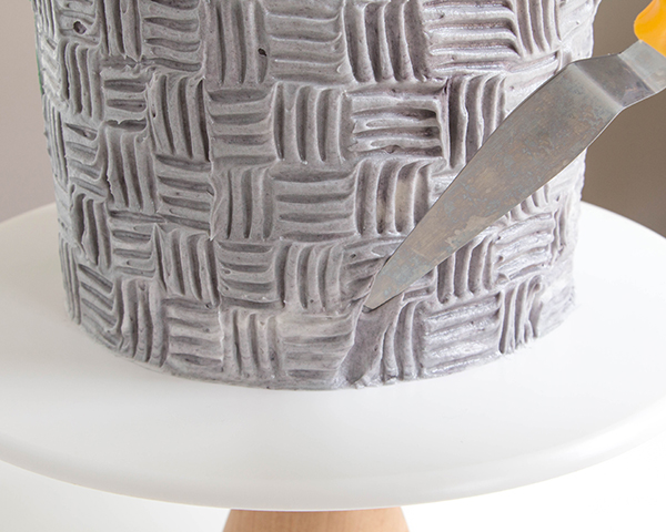 Buttercream Palette Knife Painted Cake - how to paint a cake using buttercream frosting, a spatula and an oil painting technique | by Erin Gardner for TheCakeBlog.com