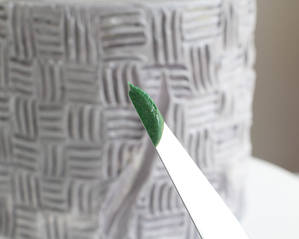 Buttercream Palette Knife Painted Cake - how to paint a cake using buttercream frosting, a spatula and an oil painting technique | by Erin Gardner for TheCakeBlog.com