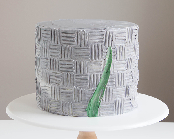 Buttercream Palette Knife Painted Cake - how to paint a cake using buttercream frosting, a spatula and an oil painting technique | by Erin Gardner for TheCakeBlog.com