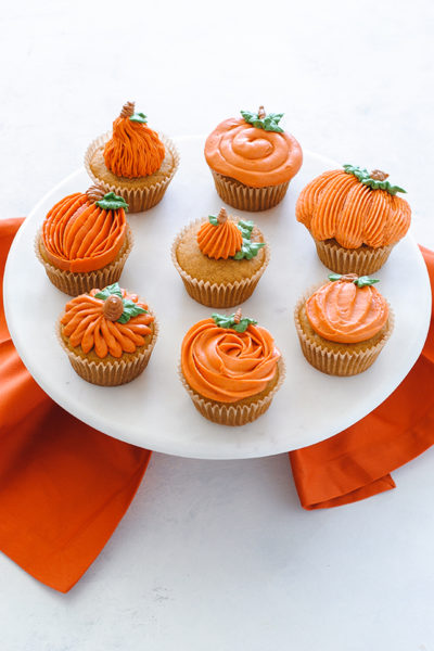 Pumpkin Cupcakes 8 Ways