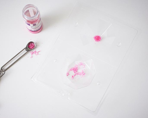 Cake Gems - how to make gem-shaped chocolate truffles filled with cake | by Cakegirls for TheCakeBlog.com