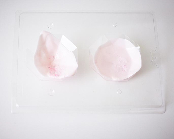 Cake Gems - how to make gem-shaped chocolate truffles filled with cake | by Cakegirls for TheCakeBlog.com