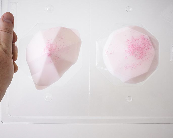 Cake Gems - how to make gem-shaped chocolate truffles filled with cake | by Cakegirls for TheCakeBlog.com