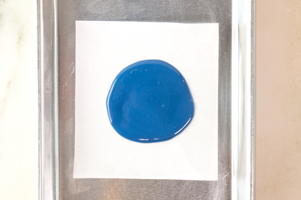 Chocolate Fireworks Cake - how to make red, white and blue fireworks out of chocolate | by Erin Gardner for TheCakeBlog.com