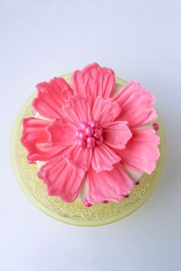 DIY Chocolate Flowers.  How to make chocolate flowers to top cakes and cupcakes.  | By Erin Gardner for TheCakeBlog.com