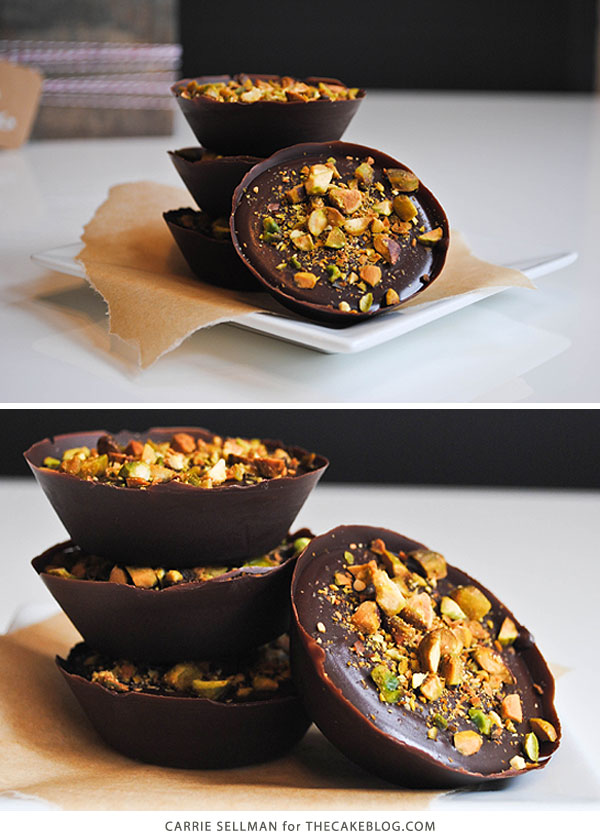 No Bake Chocolate Truffle Tarts  | perfect for holiday gift giving  | by Carrie Sellman for TheCakeBlog.com