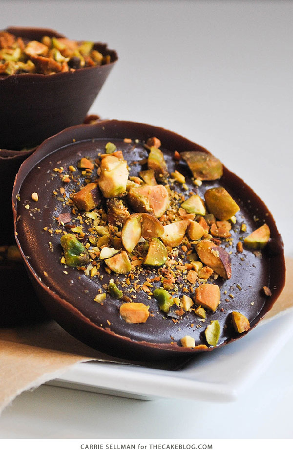 No Bake Chocolate Truffle Tarts  | perfect for holiday gift giving  | by Carrie Sellman for TheCakeBlog.com