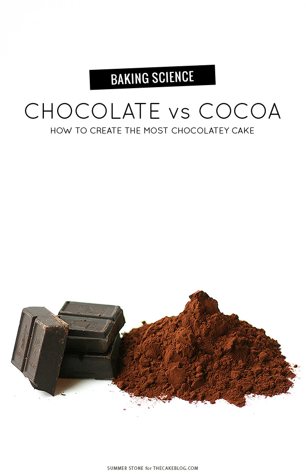 Chocolate vs Cocoa - how to make the most chocolatey cake | by Summer Stone for TheCakeBlog.com