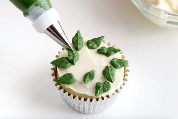Christmas Wreath Cupcakes | by Whitney DePaoli for TheCakeBlog.com