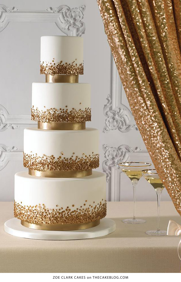10 Confetti Throwing Cakes  | including this design by Zoe Clark Cakes | on TheCakeBlog.com