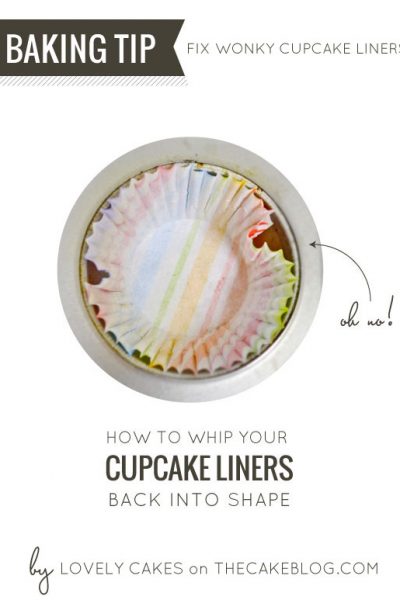 How To Reshape Cupcake Liners