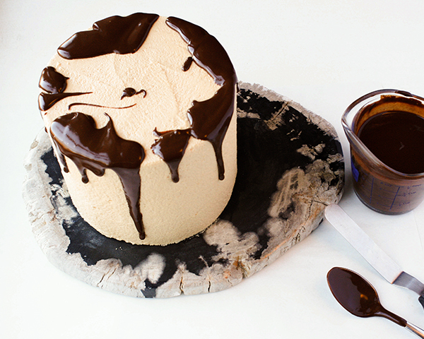 How to make a drippy chocolate cake | Erin Gardner for TheCakeBlog.com