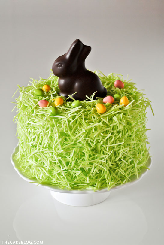 DIY Chocolate Easter Bunny Cake | Carrie Sellman for TheCakeBlog.com