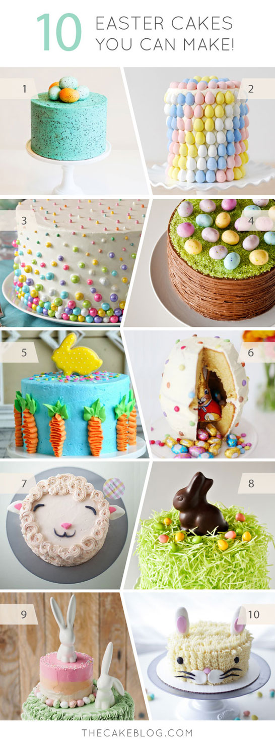 10 Adorable Cakes You Can Make for Easter | on TheCakeBlog.com