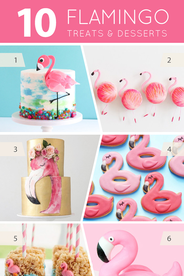 10 Fabulous Flamingo Treats - cakes, cupcakes, cookies and pops for flamingo lovers | on TheCakeBlog.com