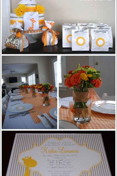 Real Party: Giraffe Baby Shower