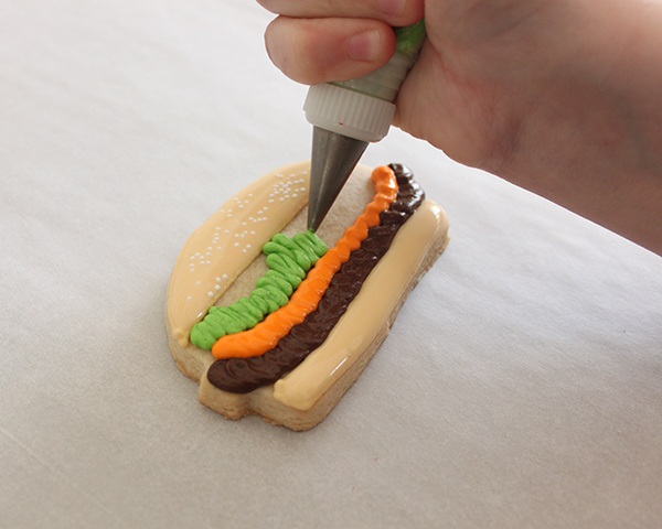 Hamburger Sugar Cookies | by ellenJAY for TheCakeBlog.com