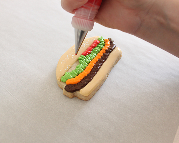 Hamburger Sugar Cookies | by ellenJAY for TheCakeBlog.com