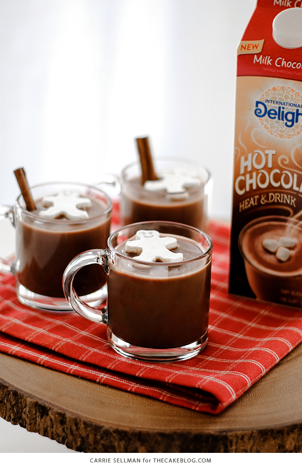 Frozen Whipped Cream Cubes for Holiday Hot Chocolate | Carrie Sellman for TheCakeBlog.com