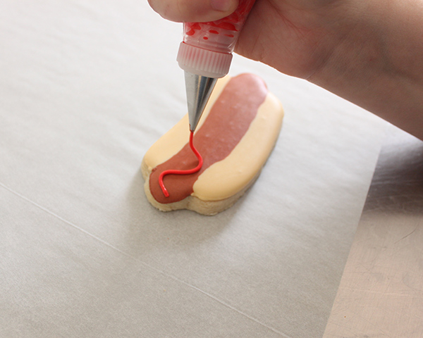 Hot Dog Sugar Cookies | by ellenJAY for TheCakeBlog.com