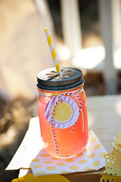 Lemonade Dessert Table