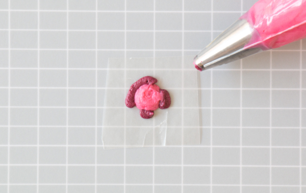 Leopard Print Buttercream Cake - how to make a pink leopard print cake using buttercream frosting | by Erin Gardner for TheCakeBlog.com