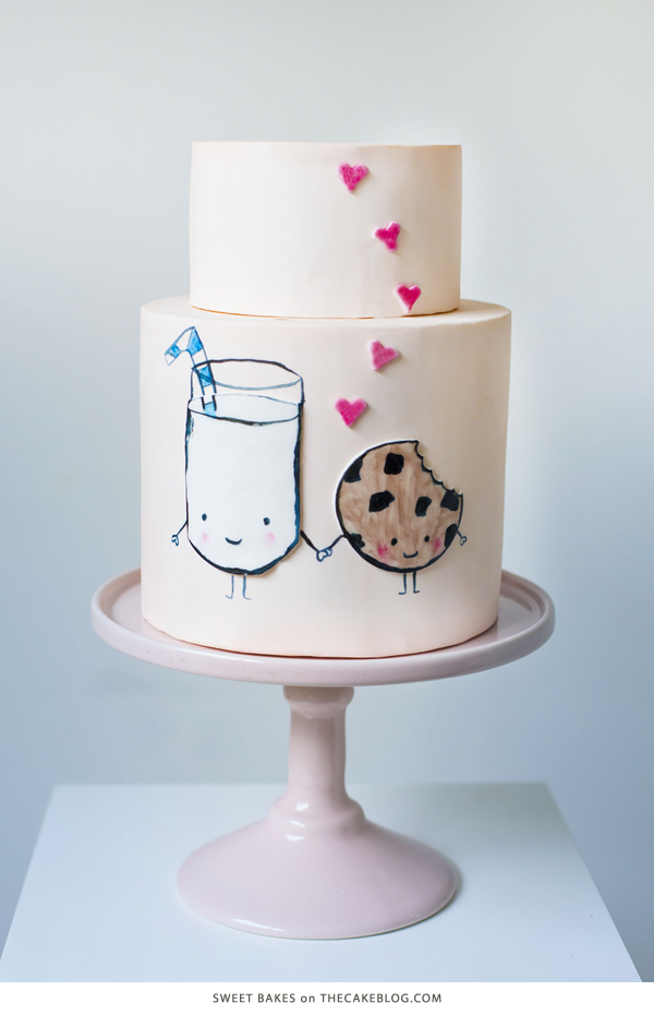 10 Love Inspired Cakes | including this design by Sweet Bakes | on TheCakeBlog.com