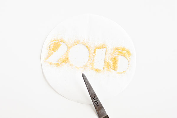 New Years Eve Sprinkle Cake - free template UPDATED for 2019! | by Carrie Sellman for TheCakeBlog.com