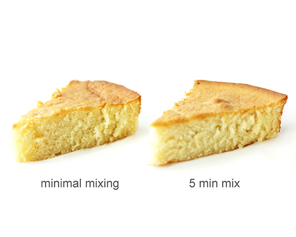 What happens when you overmix cake batter? | Mix Until Just Combined | by Summer Stone for TheCakeBlog.com