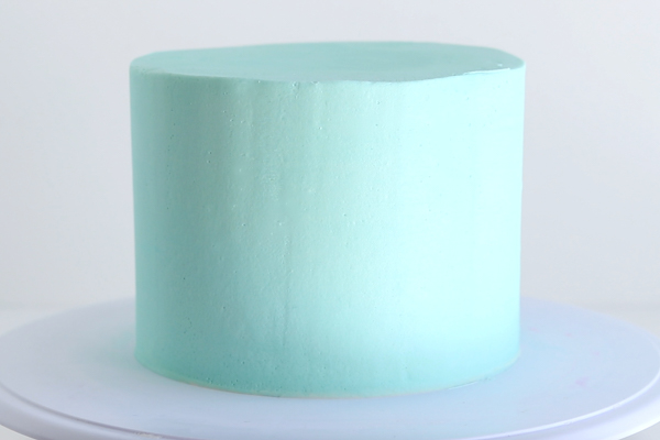 Painted Buttercream Flower Cake | by Whitney DePaoli for TheCakeBlog.com