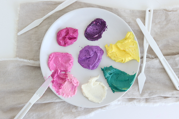 Painted Buttercream Flower Cake | by Whitney DePaoli for TheCakeBlog.com