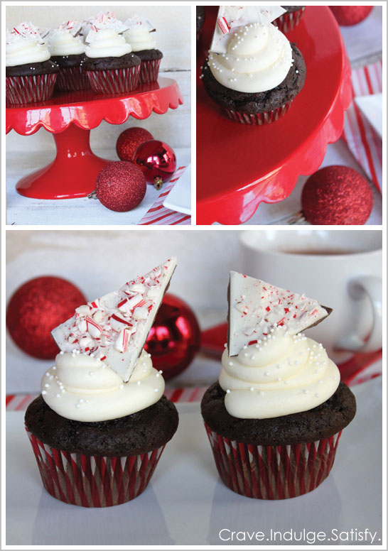 Peppermint Hot Chocolate Cupcakes Recipe