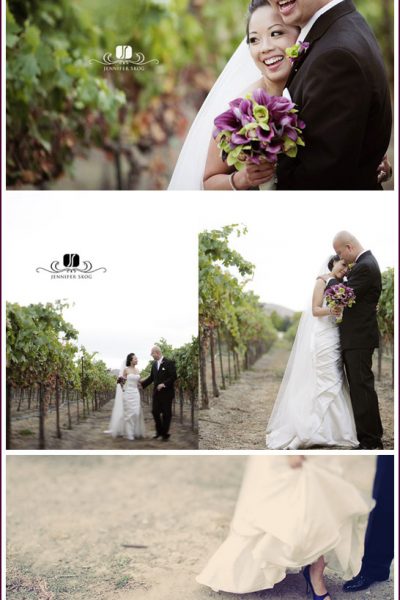 Real Party: Purple & Black Wedding