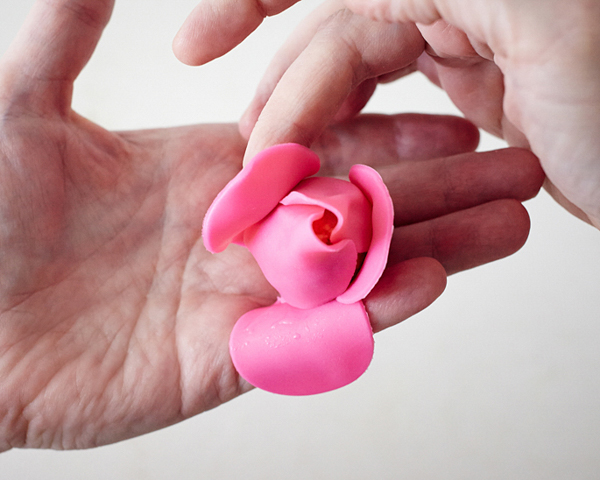 DIY Rose Cake Pops, an adorable dessert for Valentine's Day, Mother's Day and bridal showers | by Cakegirls for TheCakeBlog.com
