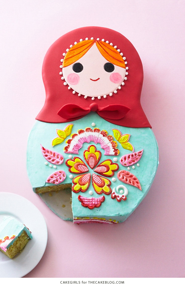 How to make a Russian nesting doll cake | by Cakegirls for TheCakeBlog.com