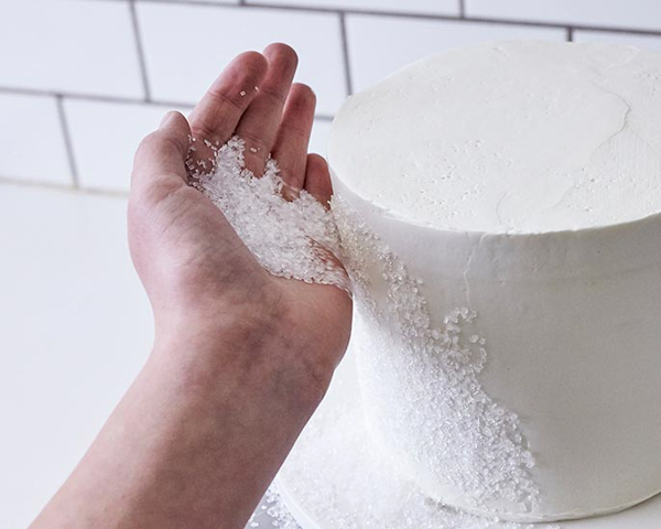 Winter Wonderland Snowflake Cake | by Cakegirls for TheCakeBlog.com